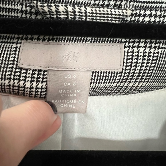 HM plaid striped Blazer suit Jacket - Picture 4 of 4